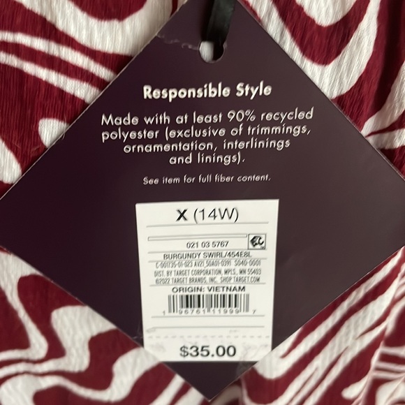 *DONATED* AVA & VIV NWT Midi Dress Size 0X - Picture 3 of 6